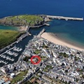 driftwood2 Aerial view of Peel showing location of Driftwood Holiday Cottage