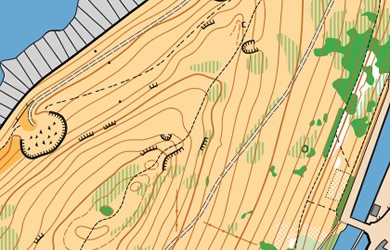 Peel Hill orienteering map