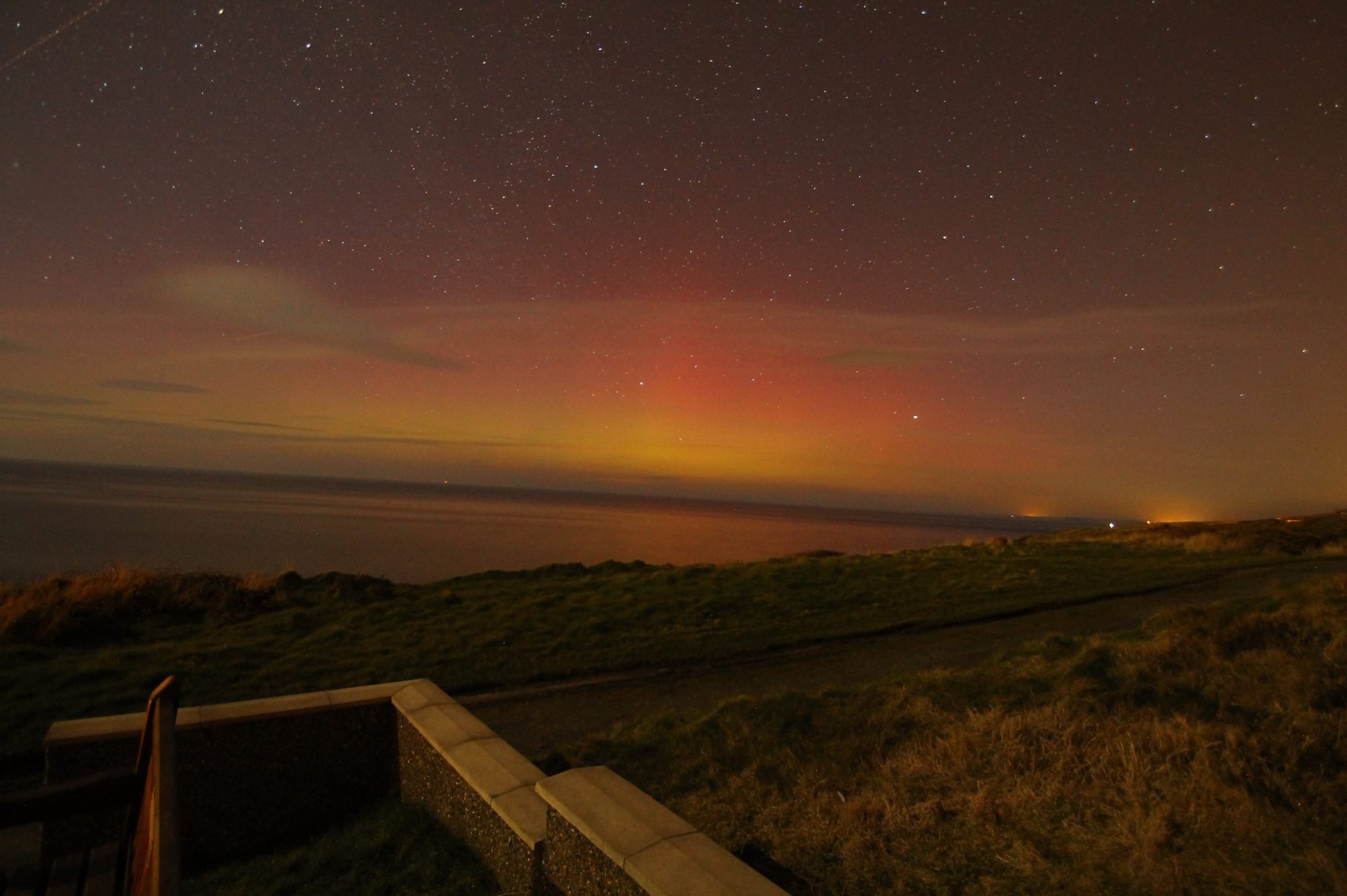Aurora from Peel Headlands, by Dave Corkish