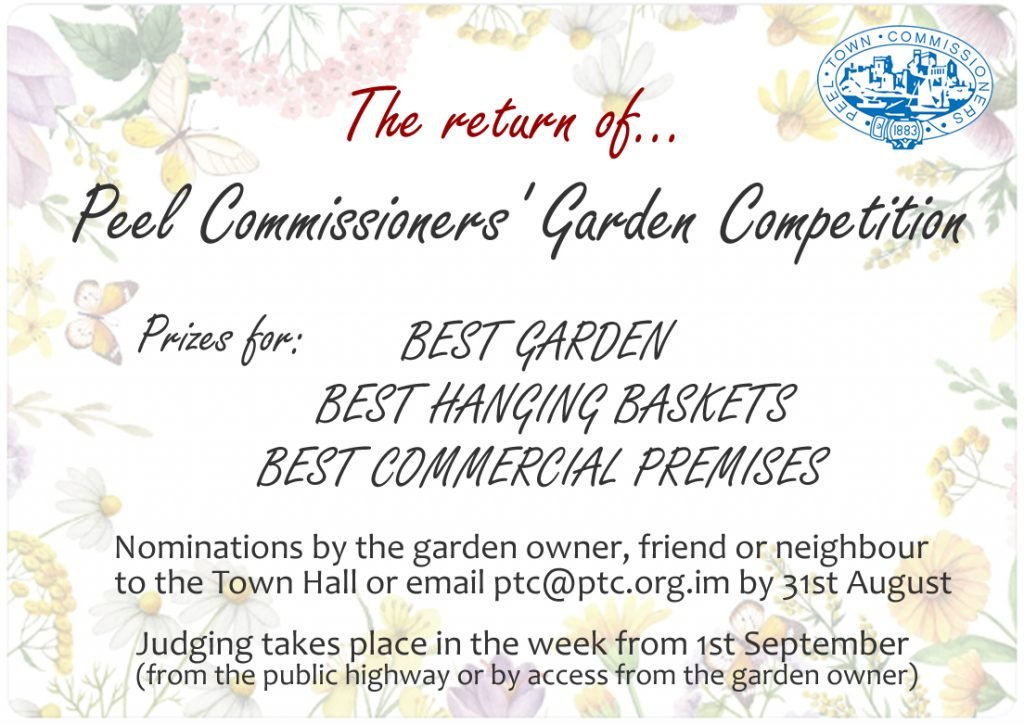 Peel Commissioners Garden Competition poster